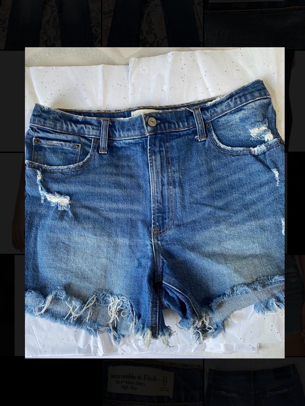 Abercrombie & Fitch 4” Mom Short High Rise great condition size 12/31